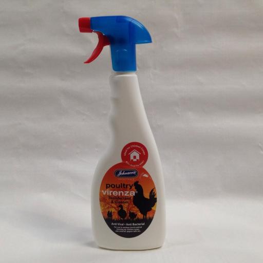 disinfectant spray in poultry