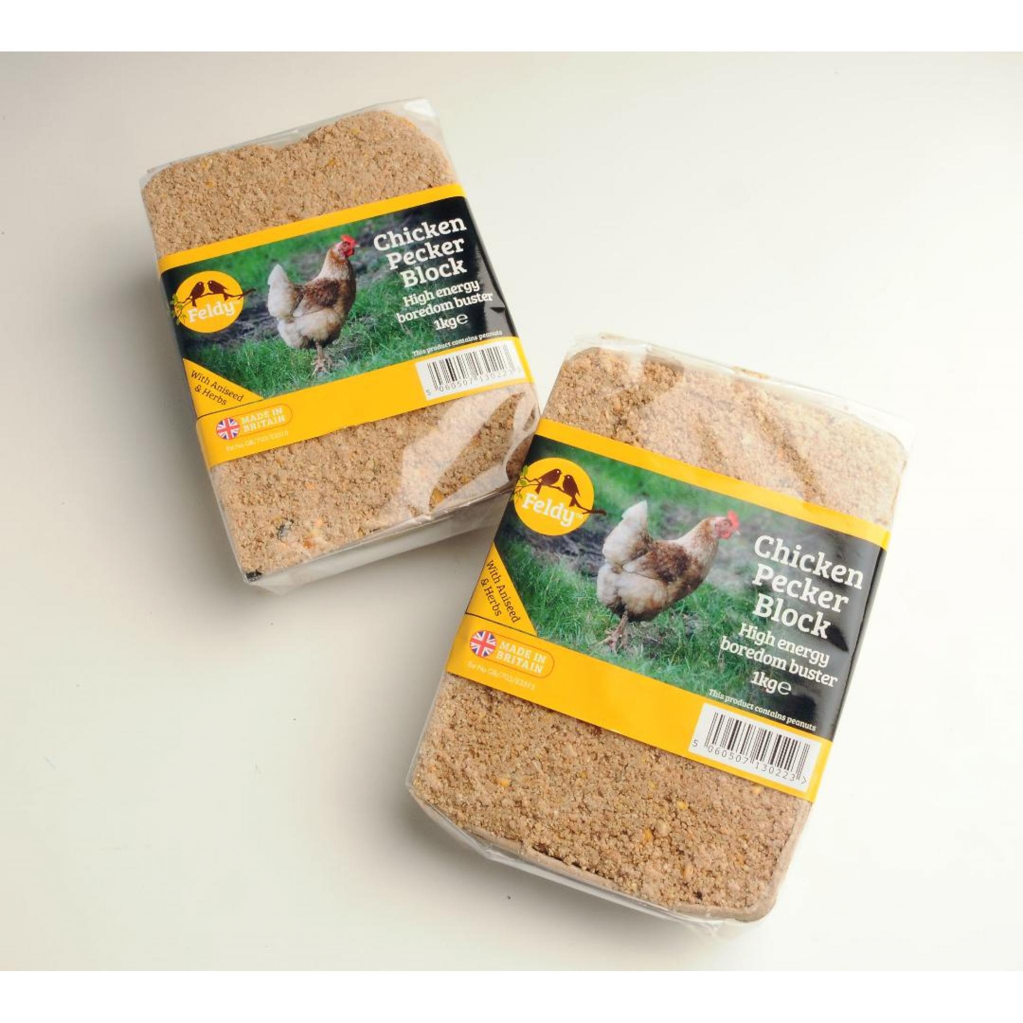 Chicken Pecker Block