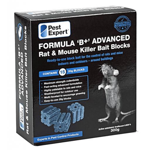 Rat & Mouse Killer Bait Blocks (300g)
