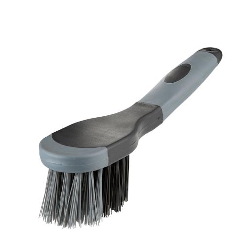 Bitz Two Tone Equipment Brush with Rubber Grip